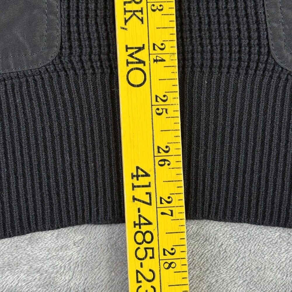 Lauren Ralph Lauren Sweater Womens Medium Quarter Zip Waffle Knit Patch‎ Pockets - Picture 5 of 10